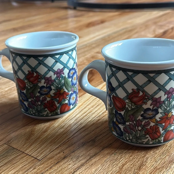 Dansk Other - Dansk international designs porcelain floral mugs